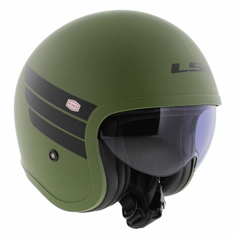 2093778948_LS2_OF599_Spitfire_II_Retro_matt_green_black_-_Open_Face_helmet_motorcycle_scooter